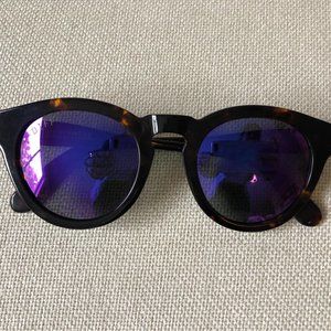 Polarized Diff Eyewear Purple Lense Sunglasses
